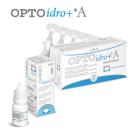Optox OPTOIdro+A Con Ipromellosa e Aminoacidi Multidose 8 ml